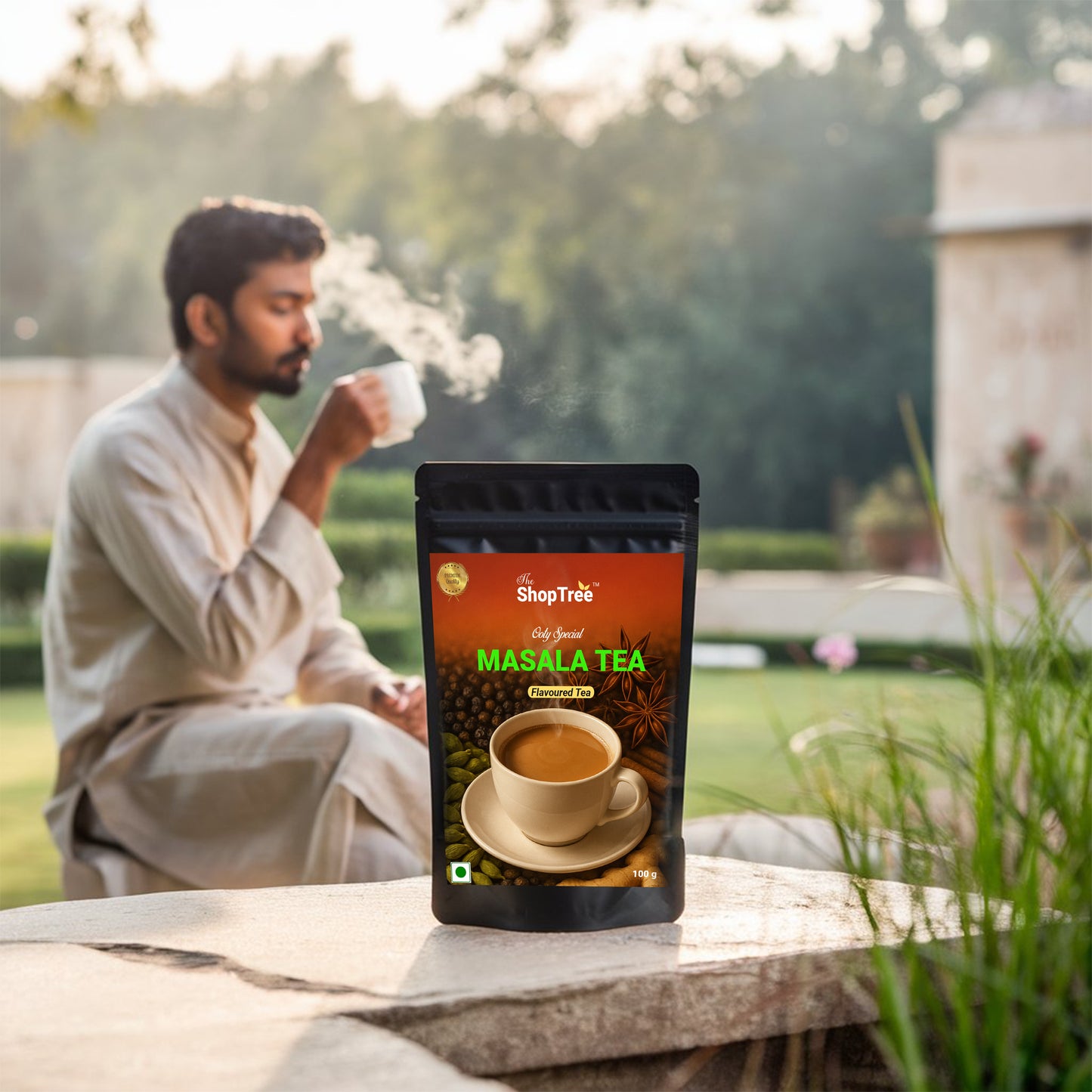 Ooty Special Masala Tea – 100g Pouch | Premium CTC handcrafted Blend with Freshly Ground Spices