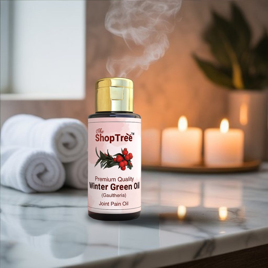 Pure Wintergreen (Gaultheria) Essential Oil | For Joint Pain | Premium 60ml Pack