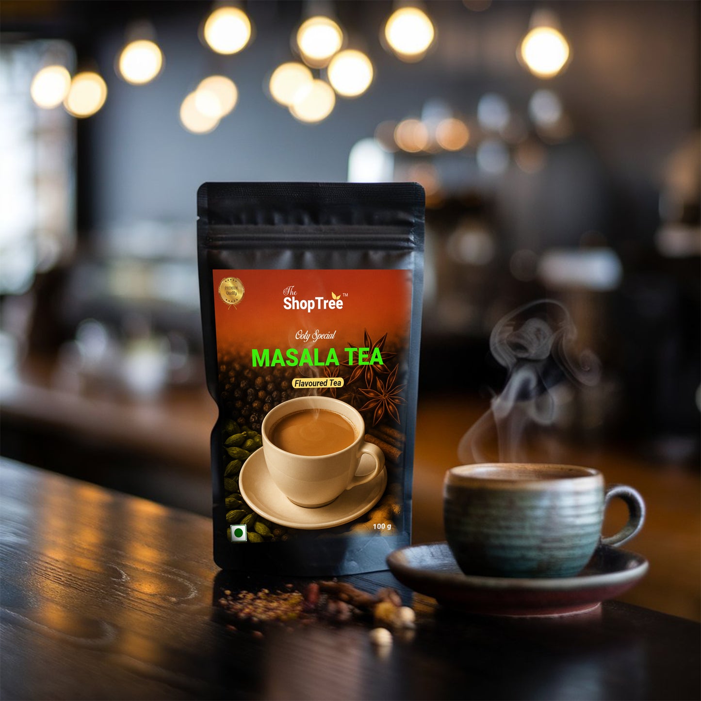 Ooty Special Masala Tea – 100g Pouch | Premium CTC handcrafted Blend with Freshly Ground Spices