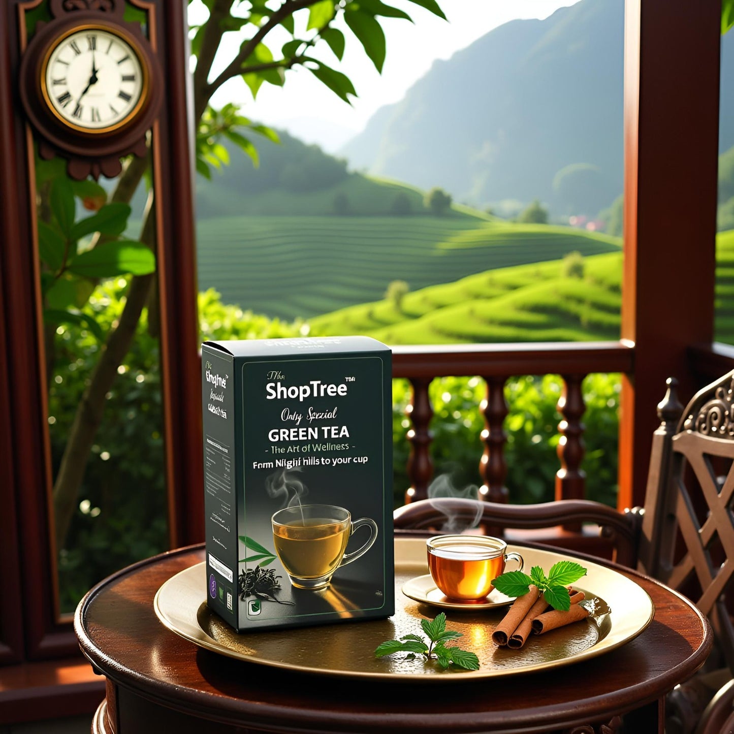 Ooty Special Premium Green Tea | Loose Long Leaves | Fresh from Nilgiri Hills | 250 g | Reduce Belly Fat | No Added Preservatives