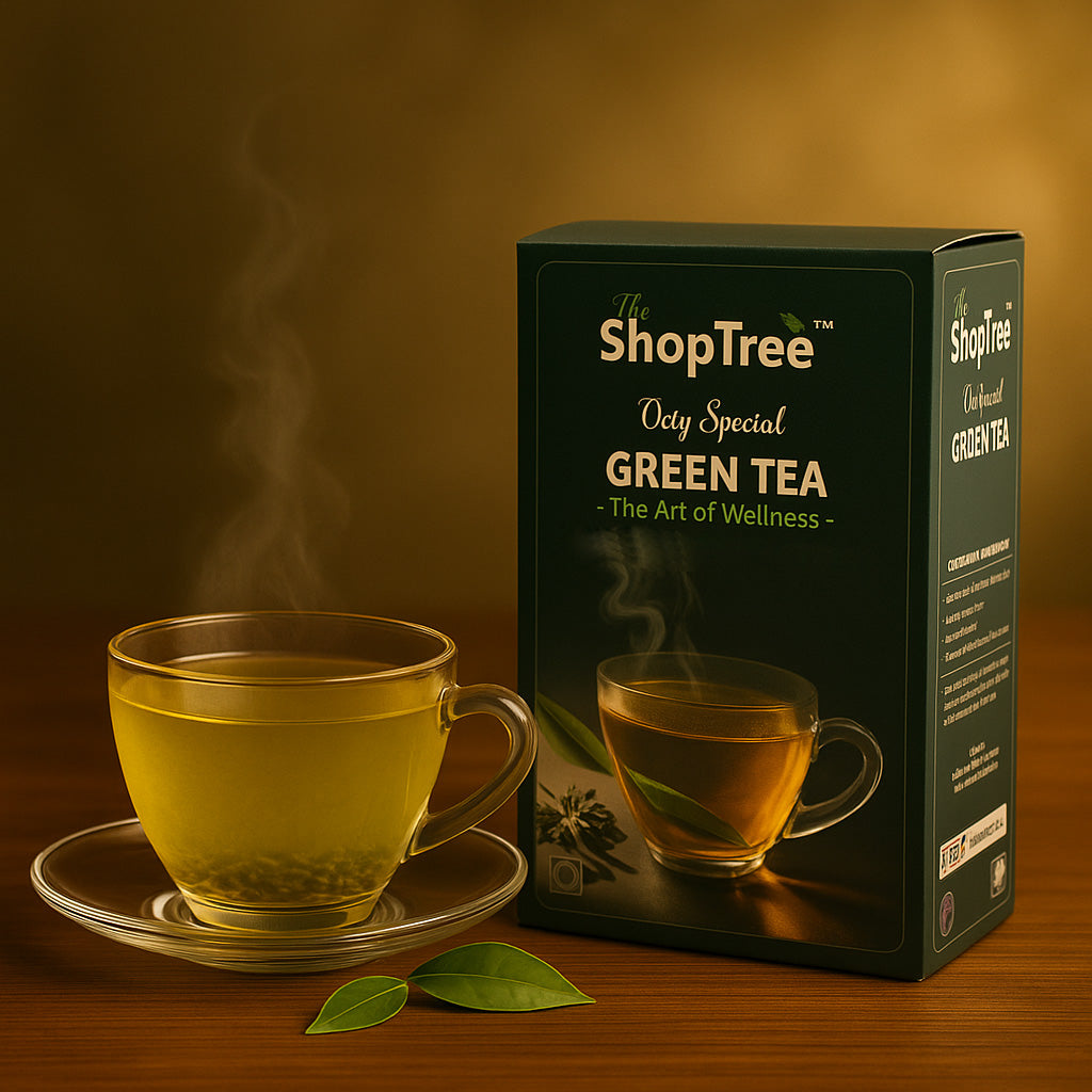 Ooty Special Premium Green Tea | Loose Long Leaves | Fresh from Nilgiri Hills | 250 g | Reduce Belly Fat | No Added Preservatives