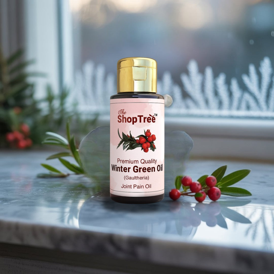 Pure Wintergreen (Gaultheria) Essential Oil | For Joint Pain | Premium 60ml Pack