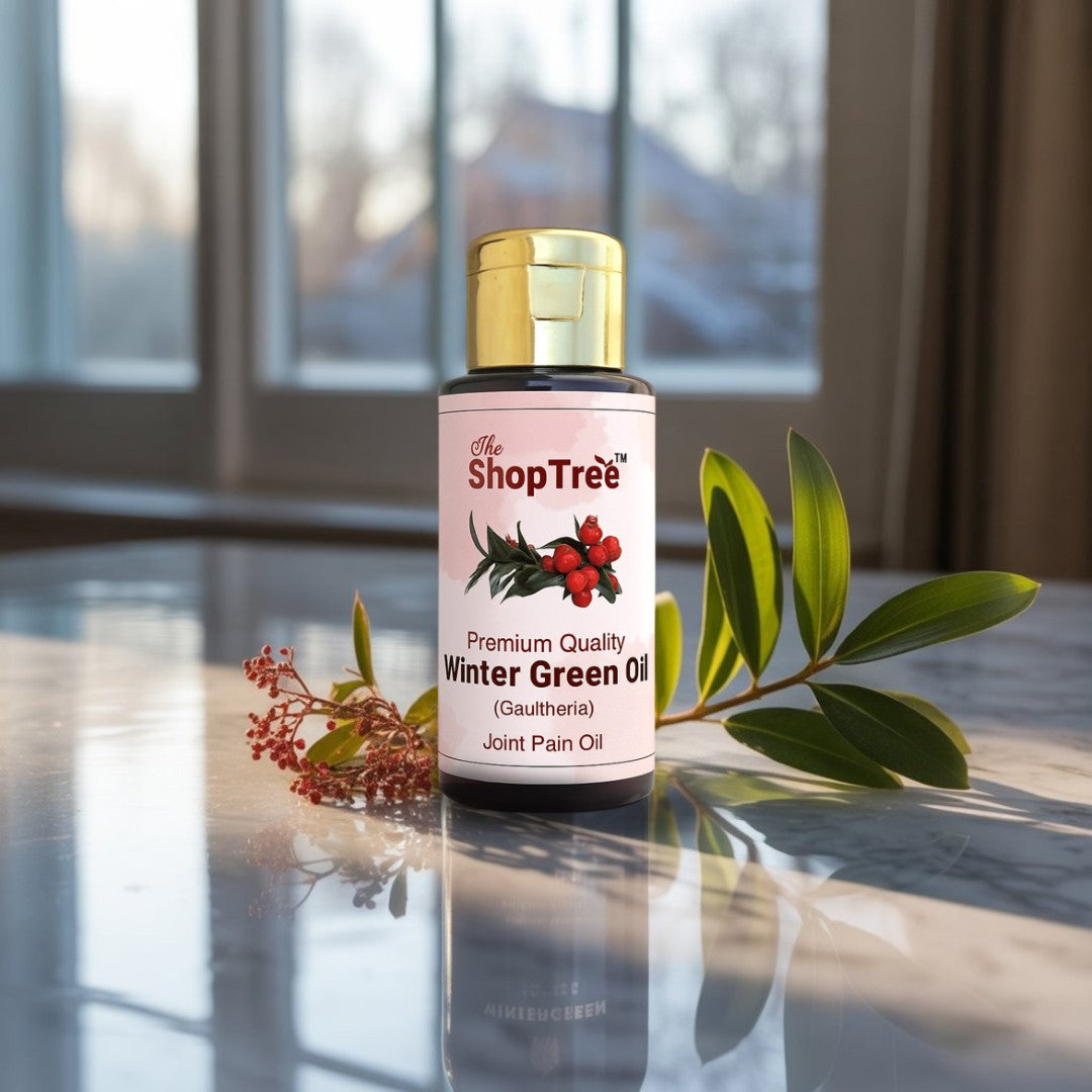 Pure Wintergreen (Gaultheria) Essential Oil | For Joint Pain | Premium 60ml Pack