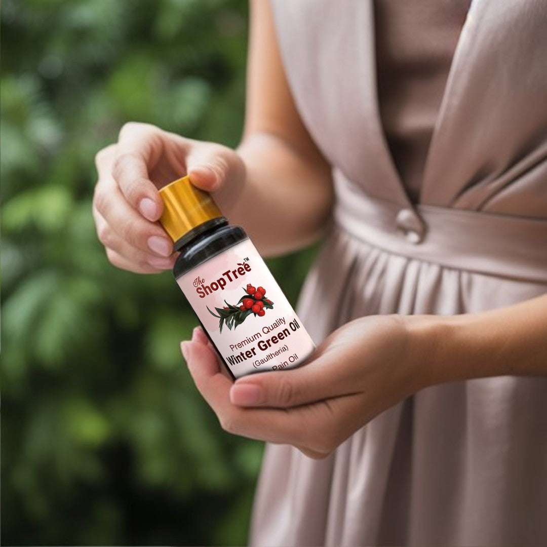 Pure Wintergreen (Gaultheria) Essential Oil | For Joint Pain | Premium 60ml Pack
